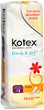 Kotex Fresh & Dry Pantiliners Maximum - 14 EA (8 Pack)