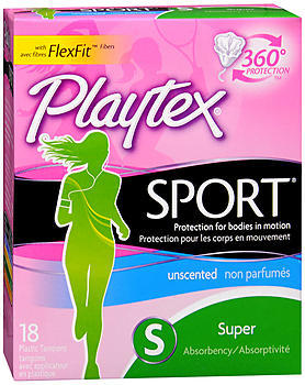 Playtex Sport Tampons Super Unscented - 18 EA