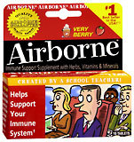Airborne Effervescent Tablets Very Berry - 10 TB
