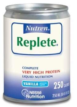 Nutren Replete Liquid Nutrition Vanilla - 250 ml x 24 Case