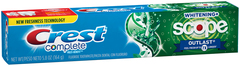 Crest Extra White Plus Scope Outlast Toothpaste Long Lasting Mint - 5.8 OZ