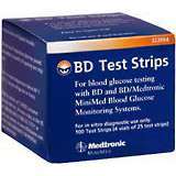 BD Test Strips Model 322054 - 100 EA
