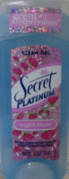Secret Platinum Anti-Perspirant Deodorant English Bloom - 2.7 OZ