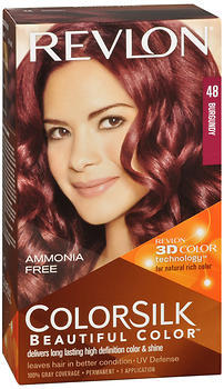 Colorsilk Hair Color 4B Burgundy - 1 EA