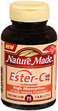 Nature Made Ester-C 500 mg Tablets  -  75 Tablets