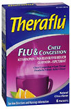 Theraflu Packets Flu and Chest Congestion Natural Citrus Flavor  -  6 EA