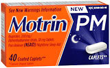 Motrin PM Coated Caplets - 40 CP