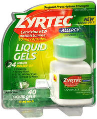 Zyrtec Allergy 10 mg Liquid Gels - 40 CP