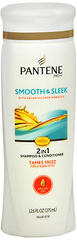 Pantene Pro-V Medium-Thick Hair Solutions Frizzy to Smooth 2 in 1 Shampoo & Conditioner - 12.6 OZ