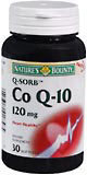 Nature's Bounty Q-Sorb Co Q-10 120 mg Softgels  -  30 Caplets