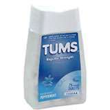 Tums Antacid/Calcium Supplement, Regular Strength, Peppermint, Chewable Tablets  - 75ea