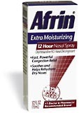 Afrin 12 Hour Nasal Spray, Extra Moisturizing  - 0.5oz
