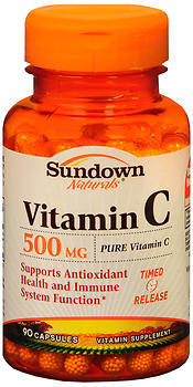 Sundown C 500 mg Capsules Timed Release - 90 Caps