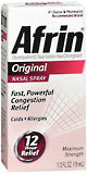 Afrin 12 Hour Nasal Spray, Original  - 0.5oz