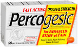 Percogesic Original Strength - 50 Coated Tablets