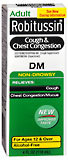 Robitussin Cough Syrup for Children & Adults  - 4oz