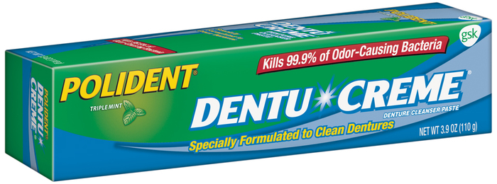 Polident Denture Cleansing Toothpaste, Minty Mouthwash Formula - 3.9oz -  Medshopexpress