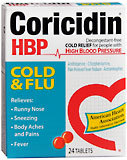 Coricidin Cold & Flu Medicine Tablets  - 24ea