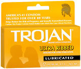 trojan ultra ribbed lubricated Ultra Ribbed Lubricated Condoms | Textured Condoms main image 1