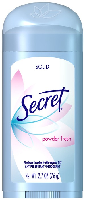 Secret Anti-Perspirant Deodorant Solid Powder  - 2.7 Ounces