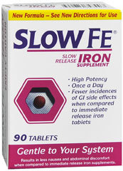 Slow FE Slow Release Iron Supplement - 90 Tablets