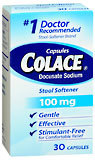 Colace Stool Softener, Capsules  - 30ea