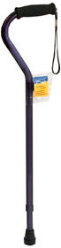 Offset Cane in Purple Checkers - 1 Each