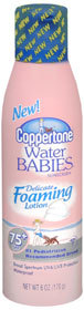Coppertone Water Babies Sunscreen Delicate Foaming Lotion SPF 75+ - 6 Ounces