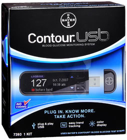 Bayer Contour USB Blood Glucose Monitoring System - 1 Each