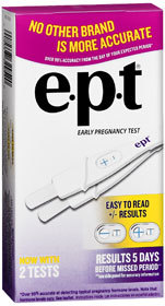 e.p.t. Early Pregnancy Test, Analog - 2 Tests