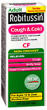 Robitussin Cough and Cold Liquid  -  8 OZ