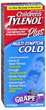 TYLENOL Children's Multi-Symptom Cold Plus Oral Suspension Grape Flavor  -  4 OZ