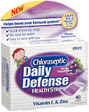 Chloraseptic Daily Defense Health Strips Grape  -  40 EA