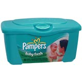 Pampers One-Ups Wipes Aloe - 80 Each.