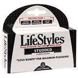 LifeStyles Condoms Studded - 12 EA