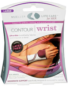 Mueller Life Care for Her Contour Wrist Support, Large - 1 Each