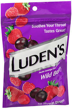 Luden's Wild Berry Throat Drops - 30 Each