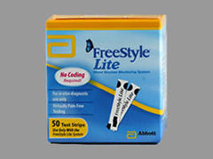 FreeStyle Lite Blood Glucose Test Strips - 50 Each