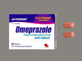 Omeprazole Delayed Release Tablets 20 milligram Acid Reducer - 28 Tablets