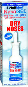 NasoGel Drip Free Gel Spray for Dry Noses - 1.52 Ounces