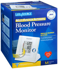 LifeSource Blood Pressure Monitor, Medium Cuff - 1 Each