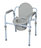 Drive Folding Steel Commode, Standard Seat Depth, Retail Box - 1 Each image 0