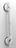 Drive Medical Single Hand Grab Bar with Suction Cups, White - 1 Each image 0