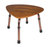 K.D. Teak Adjustable Height Bath Stool - 1 Each image 0