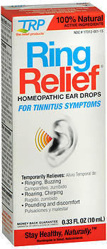 Ring Relief Homeopathic Ear Drops - 0.5 Ounces
