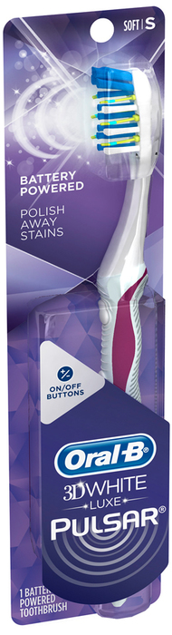 Oral-B Pulsar 3D White Advanced Vivid Toothbrush Soft