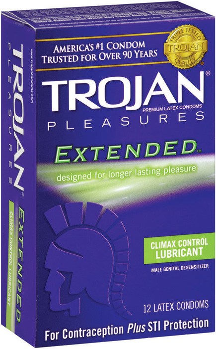 trojan condoms extended pleasure