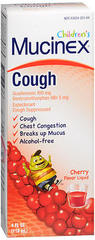 Children's Mucinex Cough Liquid, Cherry Flavor - 4 Ounces