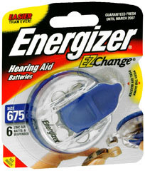 Energizer EZ Change Battery AZ675EZ-6 - 6 Each