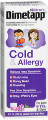 Children's Dimetapp Cold and Allergy, Grape Flavor - 8 Ounces